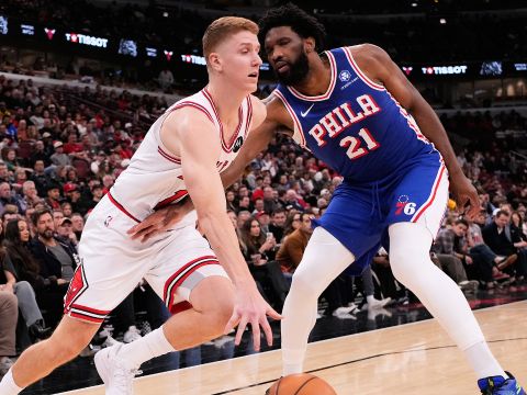 76人vs公牛精华回放 吉迪大号三双武切维奇准绝杀公牛上演大逆转