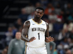 鹈鹕官方：锡安确诊为左腿筋一级拉伤，将在未来7至10天后接受伤情复查