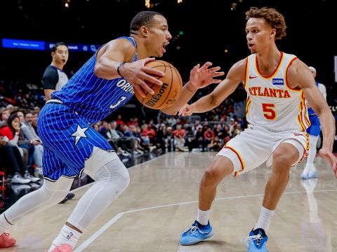 魔术112-127老鹰 里萨谢21+4班凯罗空砍两双老鹰6人上双拆穿魔术