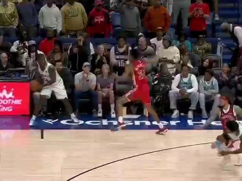 NBA常规赛：黄蜂vs鹈鹕第4节英文原声回放