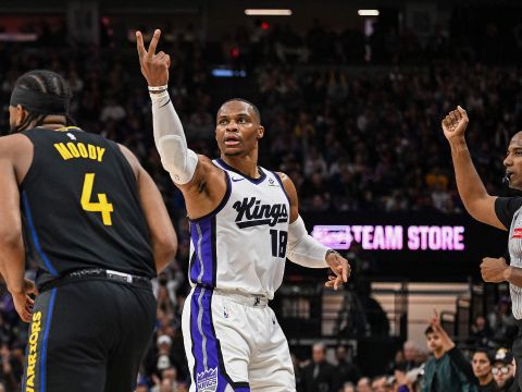 勇士116-121国王 威少狂轰三双助队力克勇士捍卫主场