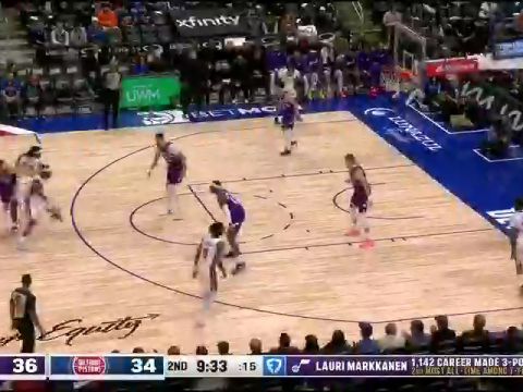 NBA常规赛：爵士v活塞第2节中文解说回放