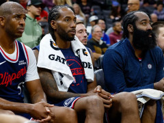 NBA常规赛快船vs太阳 伦纳德脚踝扭伤无法登场，哈登个人原因选择休战