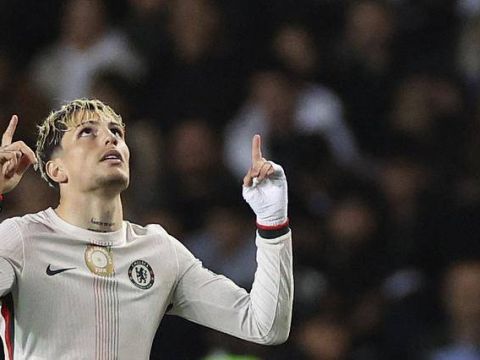 [进球视频]替补建功！加纳乔传球被挡后抽射破门，切尔西扳平比分