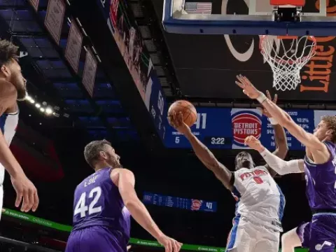 【全场回放】 活塞vs爵士 (殷文玉)