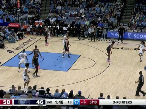 莫兰特vs火箭集锦 全场17分8助攻难阻球队主场失利