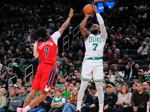 奇才107-136凯尔特人 布朗35分率领凯尔特人送奇才六连败