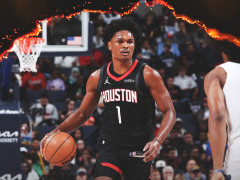 火箭五连胜！阿门28+10+7打成第一箭头 连场25+休媒盛赞如乔丹