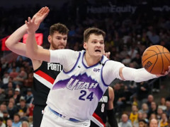 Shams：爵士中锋凯斯勒左肩关节盂唇撕裂，已接受手术治疗赛季报销