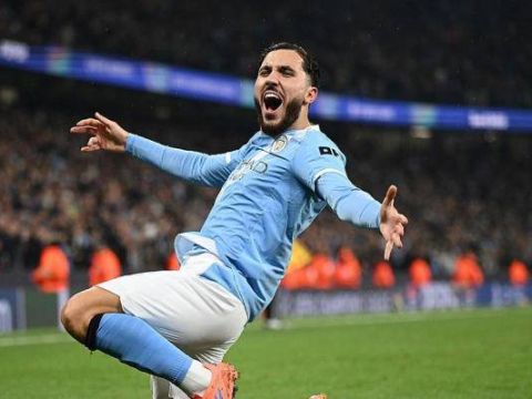 [进球视频]曼城4-1多特蒙德！谢尔基突破至禁区，起脚远射皮球折射入网