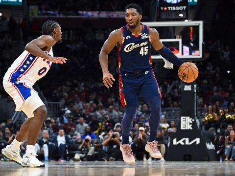 费城vs骑士精华回放 加兰复出8分米切尔爆砍46分主场战胜76人