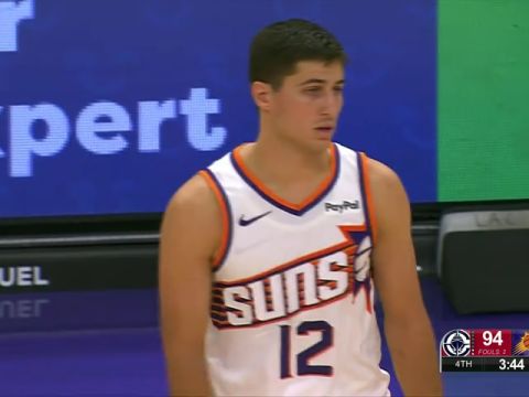 NBA常规赛：快船vs太阳第4节英文原声回放