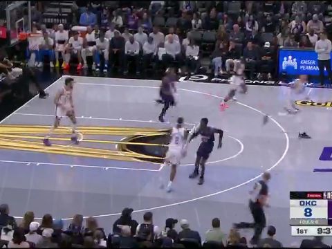 雷霆vs国王英文原声全场回放