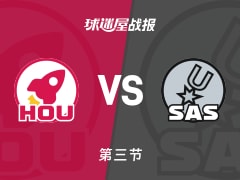 NBA常规赛：三节结束，马刺以86-82领先火箭，巴恩斯17+3+1