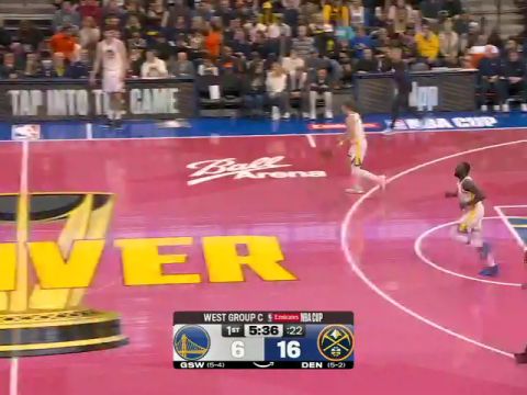 勇士vs掘金第1节英文原声回放