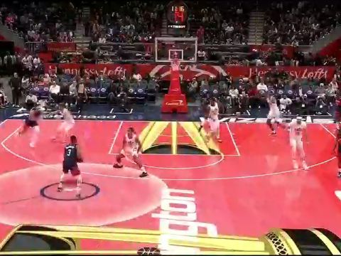 骑士vs奇才第2节中文解说回放