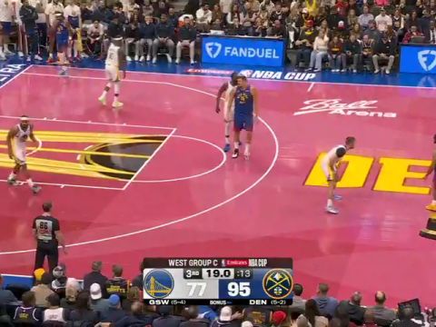 勇士vs掘金第3节英文原声回放