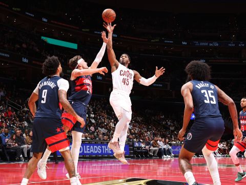 骑士148-114奇才 骑士7人得分上双送奇才7连败