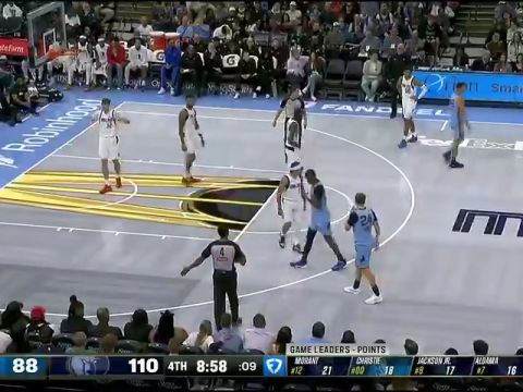 NBA杯小组赛东部B组：独行侠vs灰熊英文原声全场回放