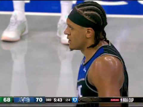 NBA杯小组赛：凯尔特人vs魔术第3节中文解说回放