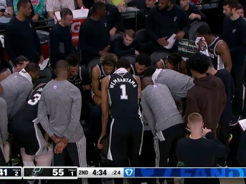 NBA常规赛：鹈鹕vs马刺英文原声全场回放