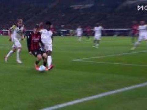 [进球视频] 米兰2球领先！萨56突破穿裆过人造点！莱奥主罚稳稳命中！