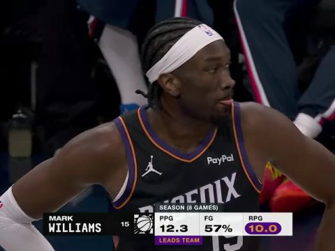 NBA常规赛：太阳vs快船第1节中文解说回放