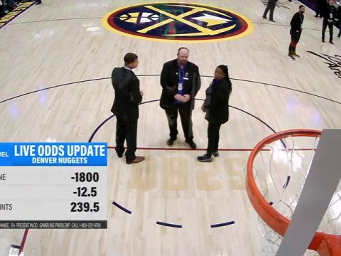 NBA常规赛：步行者vs掘金第3节中文解说回放