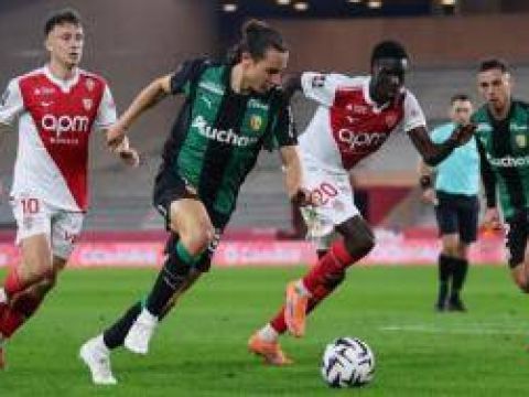 [咪咕全场集锦]法甲-巴洛贡点射+染红法蒂失点 十人摩纳哥1-4朗斯