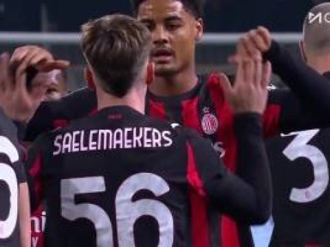 [进球视频] 米兰客场取得领先！萨56外围远射贴地斩破门！铃木彩艳扑救不及！