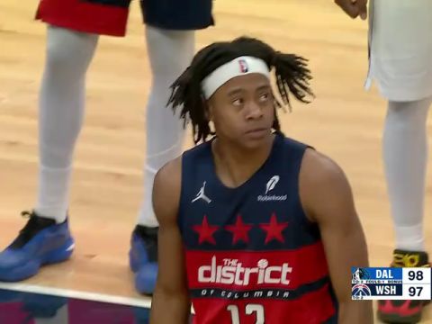 NBA常规赛：独行侠vs奇才第4节中文解说回放