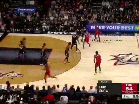 NBA常规赛：猛龙vs76人第2节中文解说回放