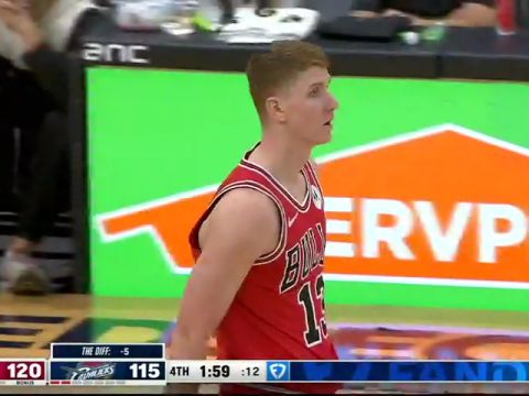 NBA常规赛：公牛vs骑士英文原声全场回放