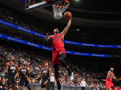 巴雷特vs76人集锦 12中7得到22+6难挽颓势