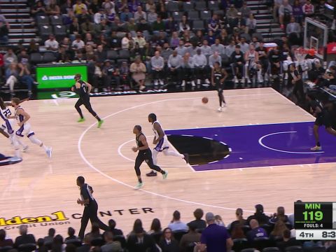 森林狼vs国王精华回放 森林狼队七人上双客场轻松击败国王拿下连胜