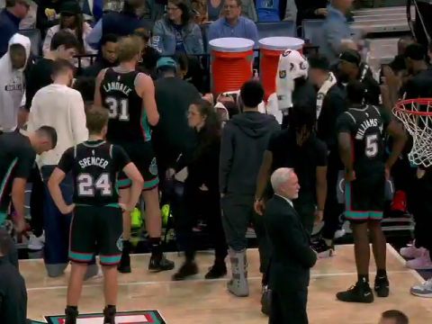 NBA常规赛：雷霆vs灰熊第2节英文原声回放