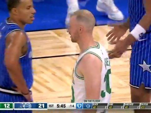 凯尔特人vs魔术英文原声全场回放