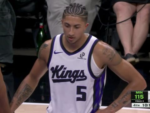 NBA常规赛：森林狼vs国王第4节中文解说回放