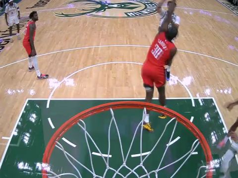 NBA常规赛：火箭vs雄鹿第2节英文原声回放