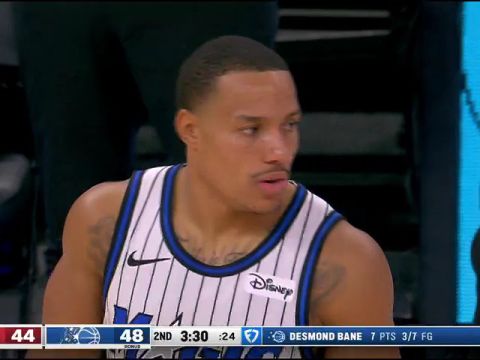 开拓者vs魔术第2节英文原声回放