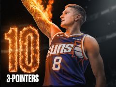 队史首人！阿伦42+10三分生涯夜降临 官推疯狂打Call球迷连连呐喊