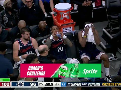 老鹰vs快船第4节中文解说回放