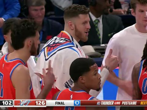 勇士vs雷霆第4节英文原声回放