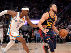 NBA常规赛勇士vs雷霆 双方首发阵容出炉！库里复出迎战亚历山大