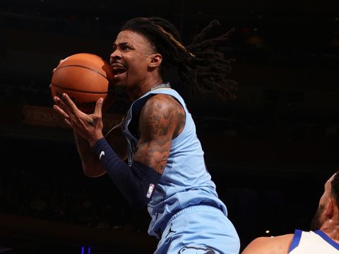 莫兰特vs尼克斯集锦 全场拿下16分10助攻两双数据但有8次失误葬送比赛