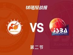河南vs江苏：半场结束，河南32-34江苏，吕俊虎得到17分