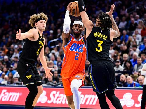 勇士102-126雷霆 亚历山大三节打卡雷霆主场击败勇士拿下三连胜