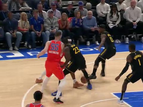 勇士vs雷霆第3节英文原声回放