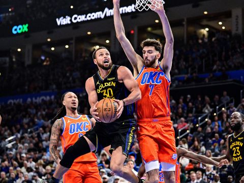 勇士vs雷霆精华回放 亚历山大三节打卡雷霆主场击败勇士拿下三连胜