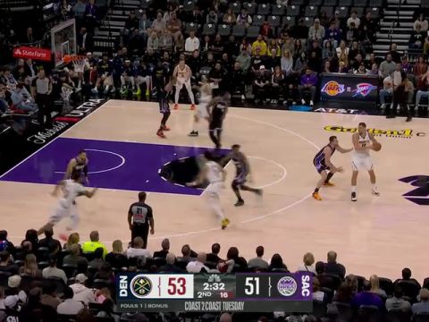 掘金vs国王第2节中文解说回放